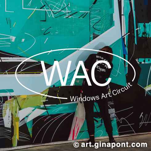 Fui seleccionada para documentar las actividades y artistas del festival WAC - Poblenou Urban District, a través de bocetos rápidos realizados en vivo y exhibidos a tiempo real.