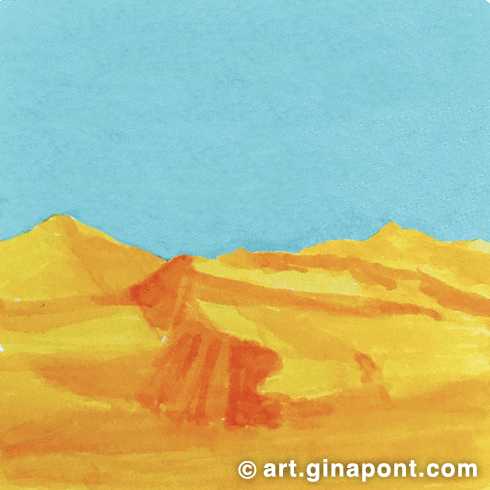 Winterhaven sand dunes sketch for sale.