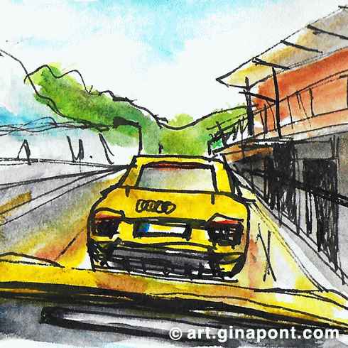 After enjoying the Audi Driving Experience I came up with this experimental video: an stop motion of a part of the circuit I drove in Parcmotor Castellolí, Barcelona.