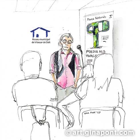 Durante el recital de 